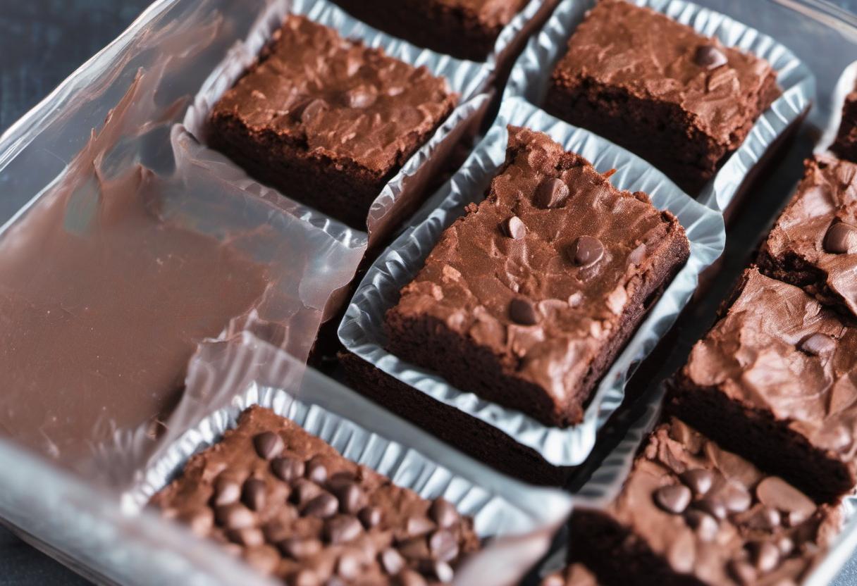 Image showing the final output answering the question: How do I make vegan brownies.