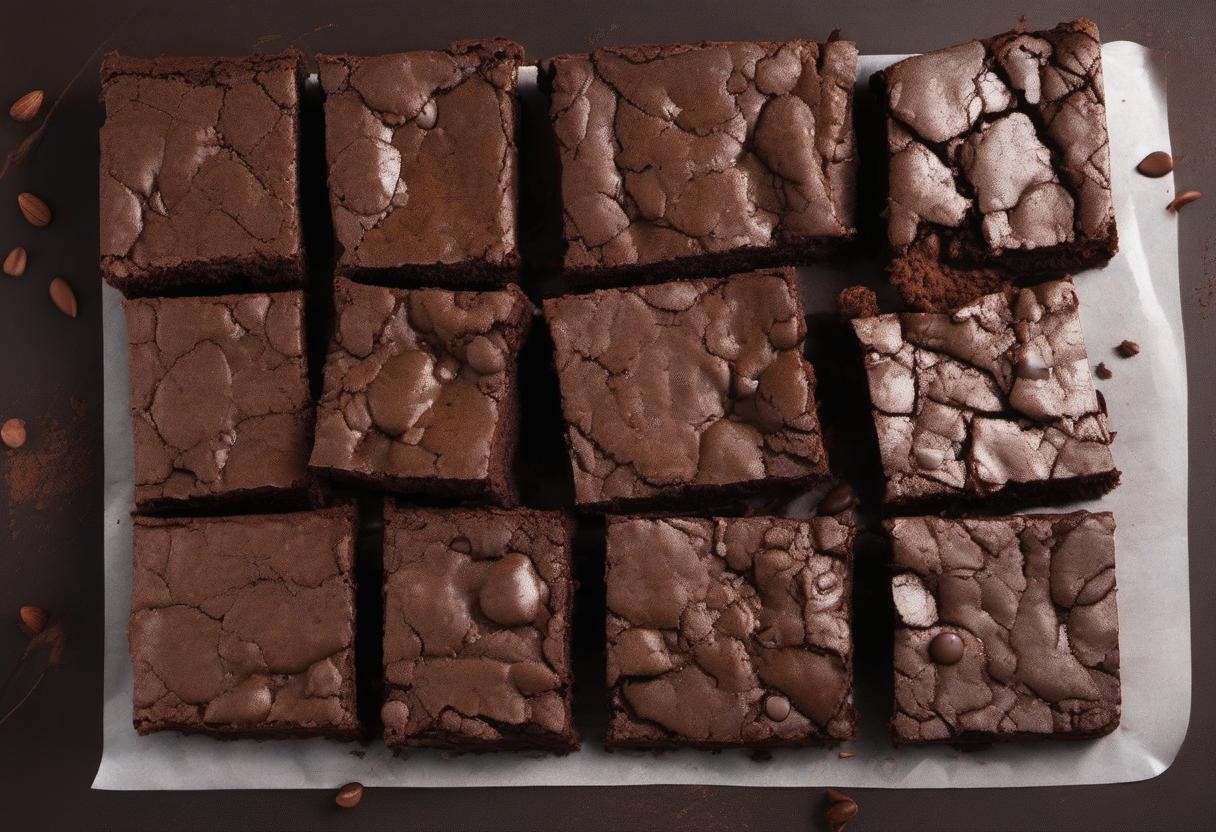 Image showing the final output answering the question: How do I make healthy brownies.