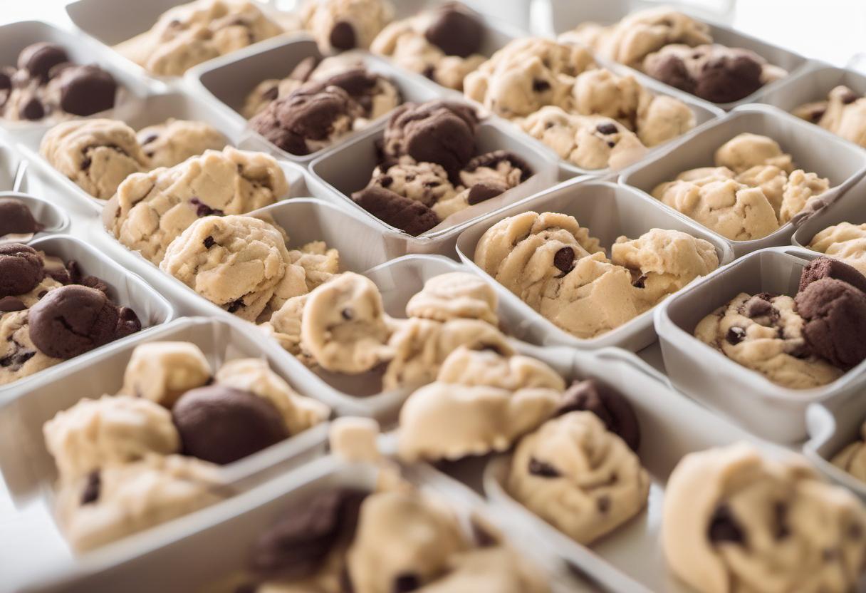 Image showing the final output answering the question: how do I store homemade cookie dough.