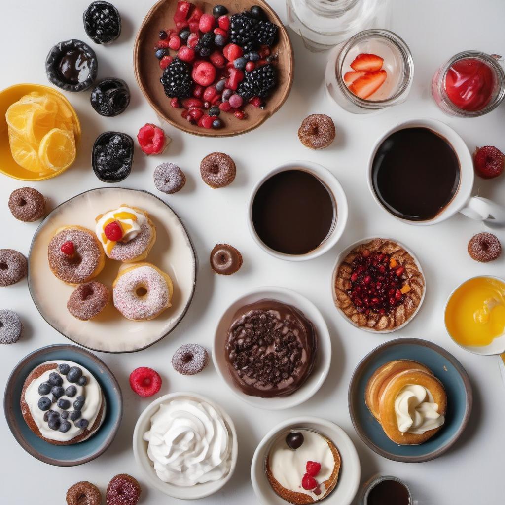 Items needed to answer the question, how do I host a cronut tasting party. Items include:  Cronuts  Fillings (chocolate ganache, fruit compote, etc.)  Toppings (sprinkles, nuts, whipped cream, etc.)  Plates, Napkins, and Utensils  Coffee, Tea, and Fruit-infused Water  Invitations  Tasting Scorecards  Goodie Bags and Souvenirs  Cronuts  Beverages  Fresh Fruits  Whipped Cream  Sauces  Tableware  Flour  Butter