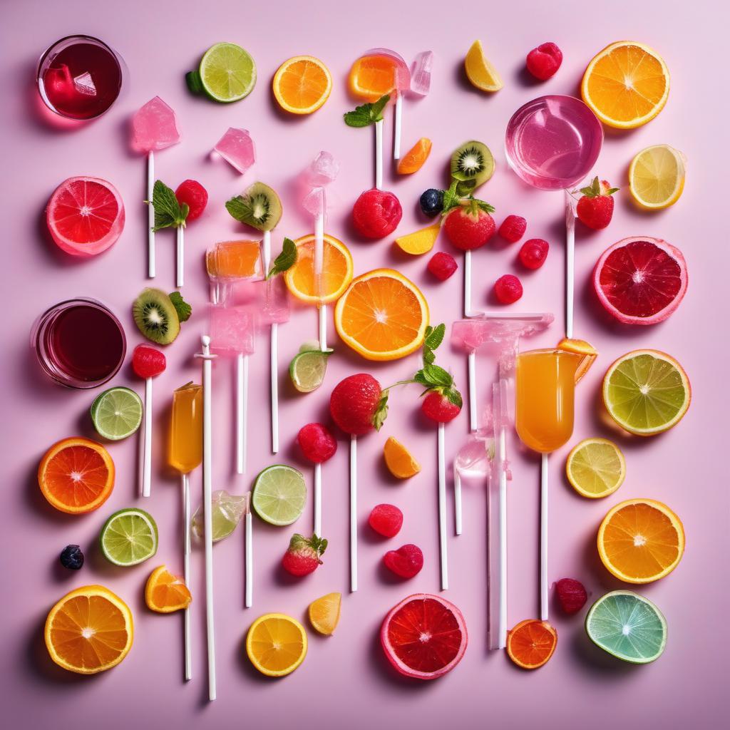 Items needed to answer the question, How do I make lollipop cocktails. Items include:  lollipops  vodka  fruit juice  ice cubes  optional garnishes  Lollipops  Vodka  Fruit juice  Ice cubes  Colorful drink garnishes  Lollipops  Cocktail glasses  Crushed lollipop pieces  Cocktail base ingredients  Garnishes  Ice