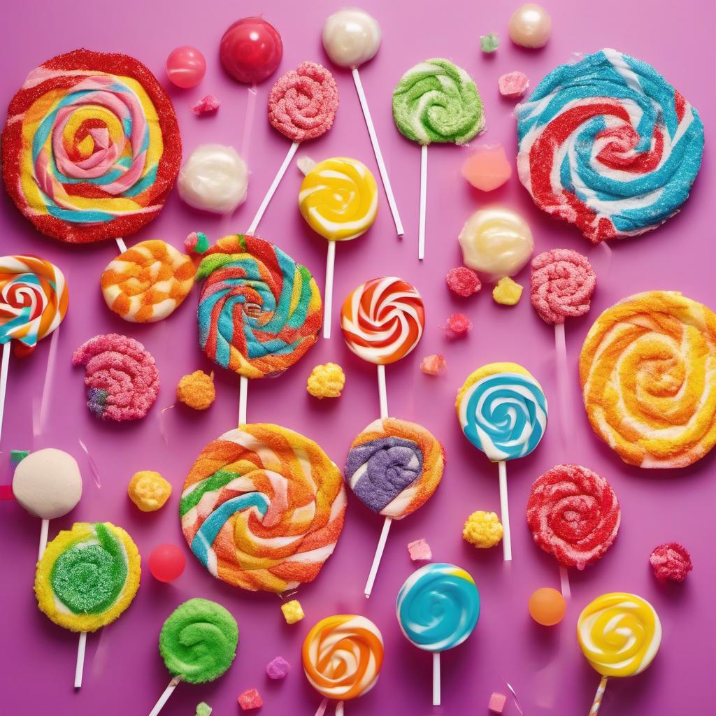Items needed to answer the question, How do I host a lollipop-themed party. Items include:  Colorful tablecloths  Lollipop decorations  Fairy lights  Lollipop-shaped invitations  Lollipop toppings  Candy for lollipop piñata  Lollipop-shaped sandwich cutter  Rainbow popcorn  Lollipops  Colorful cellophane  Lollipops  Balloons  Streamers  Foam Spheres  Paper Straws  Candy Coating  Cupcake Toppers  Cellophane Bags  Candy Necklaces