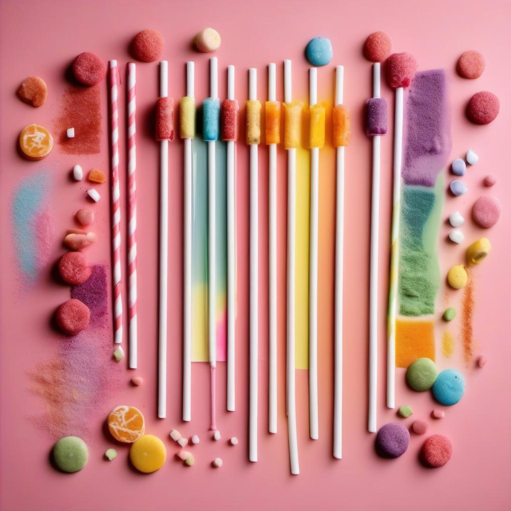 Items needed to answer the question, How do I make lollipop decorations for cakes. Items include:  lollipop sticks  candy molds  sugar  water  food coloring  flavoring  non-stick cooking spray
