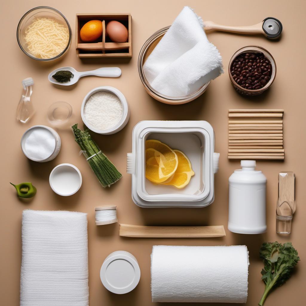 Items needed to answer the question, How do I store leftover bacon. Items include:  Paper towels  Airtight container