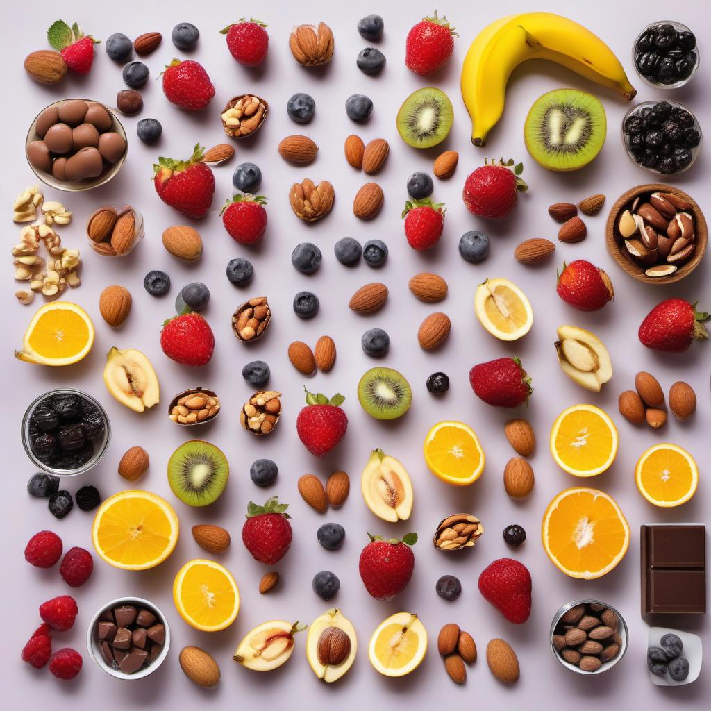 Items needed to answer the question, add a touch of sweetness to your Picnic Charcuterie Board. Items include:  Fresh fruits  Nuts  Chocolates  Sweet spreads  Homemade sweet treat