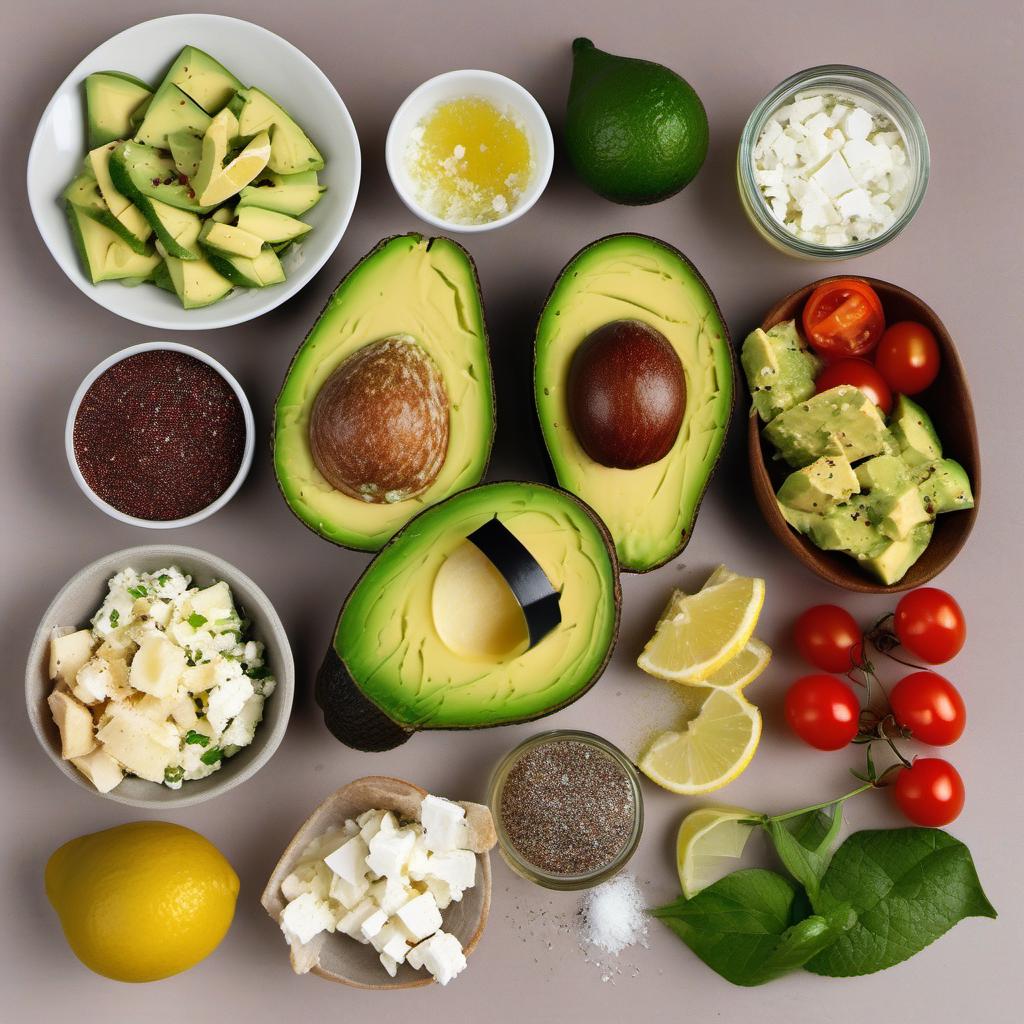 Items needed to answer the question, How do I create the ultimate Avocado Toast. Items include:  Avocado  Citrus  Bread  Salt  Black Pepper  Chili Flakes  Herbs  Olive Oil  Optional Toppings