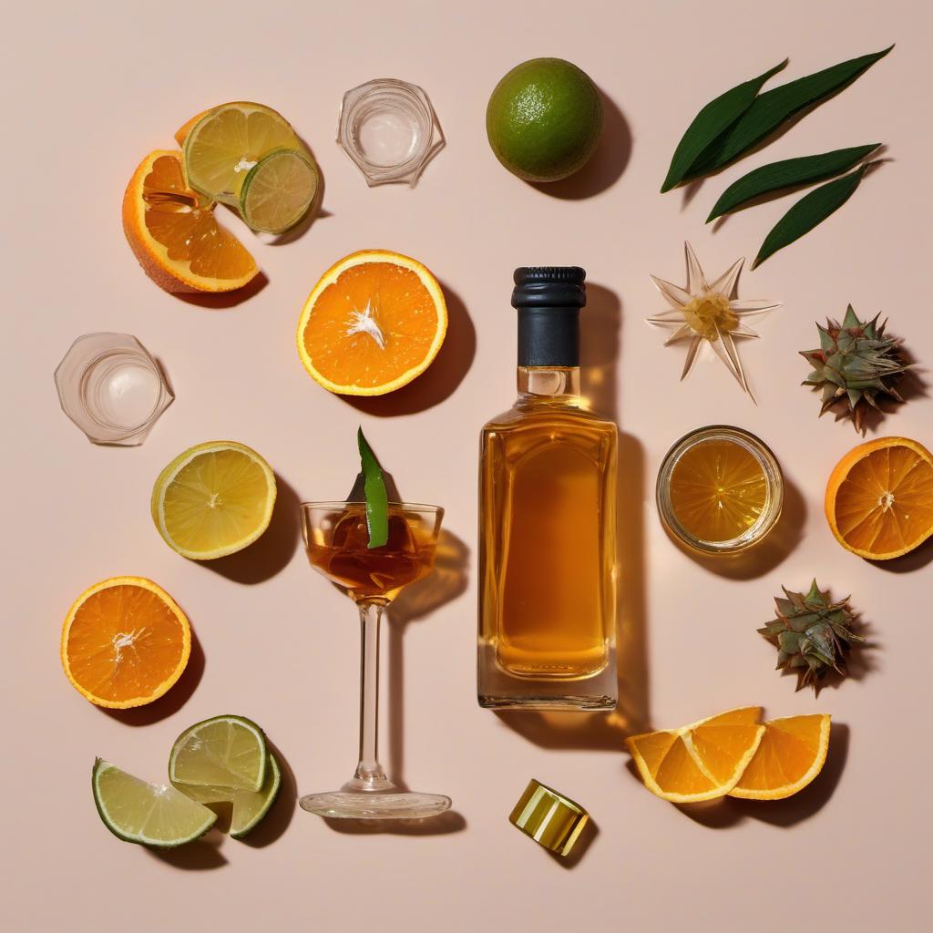 Items needed to answer the question, How do I mix a smoky mezcal martini. Items include:  mezcal  dry vermouth  agave nectar  orange bitters  orange peel