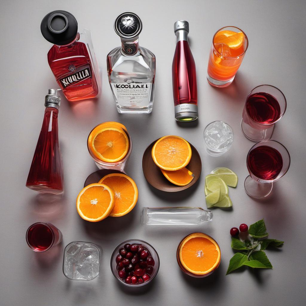 Items needed to answer the question, How do I make a glowing Lightbulb Cocktail. Items include:  Clear glass  Chemiluminescent light stick  Cocktail shaker  Vodka  Orange liqueur  Cranberry juice