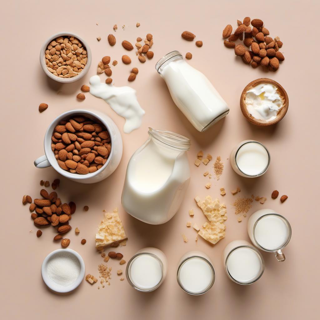 Items needed to answer the question, How do I froth milk for coffee. Items include:  Milk