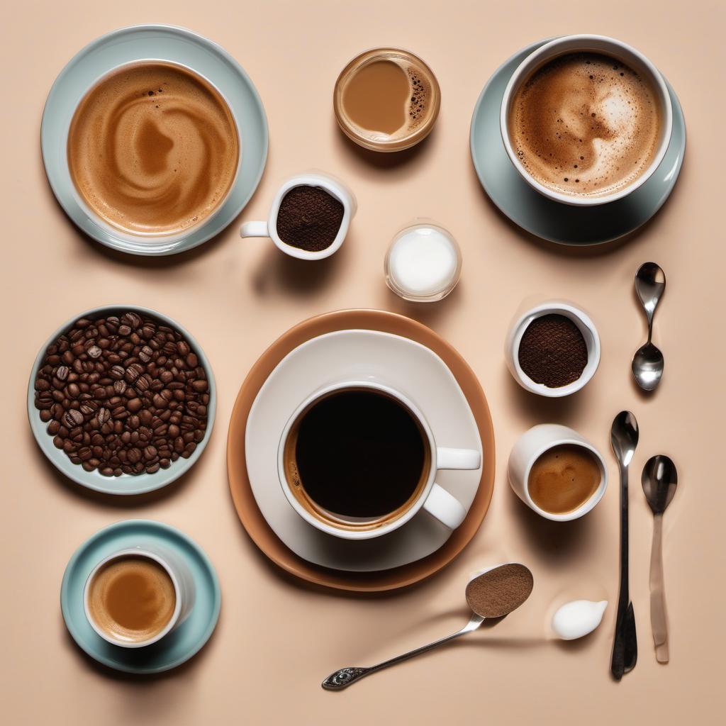 Items needed to answer the question, How do I make a 3D bear in my coffee cup. Items include:  Coffee Cup  Espresso  Frothy Milk  Spoon  Toothpick