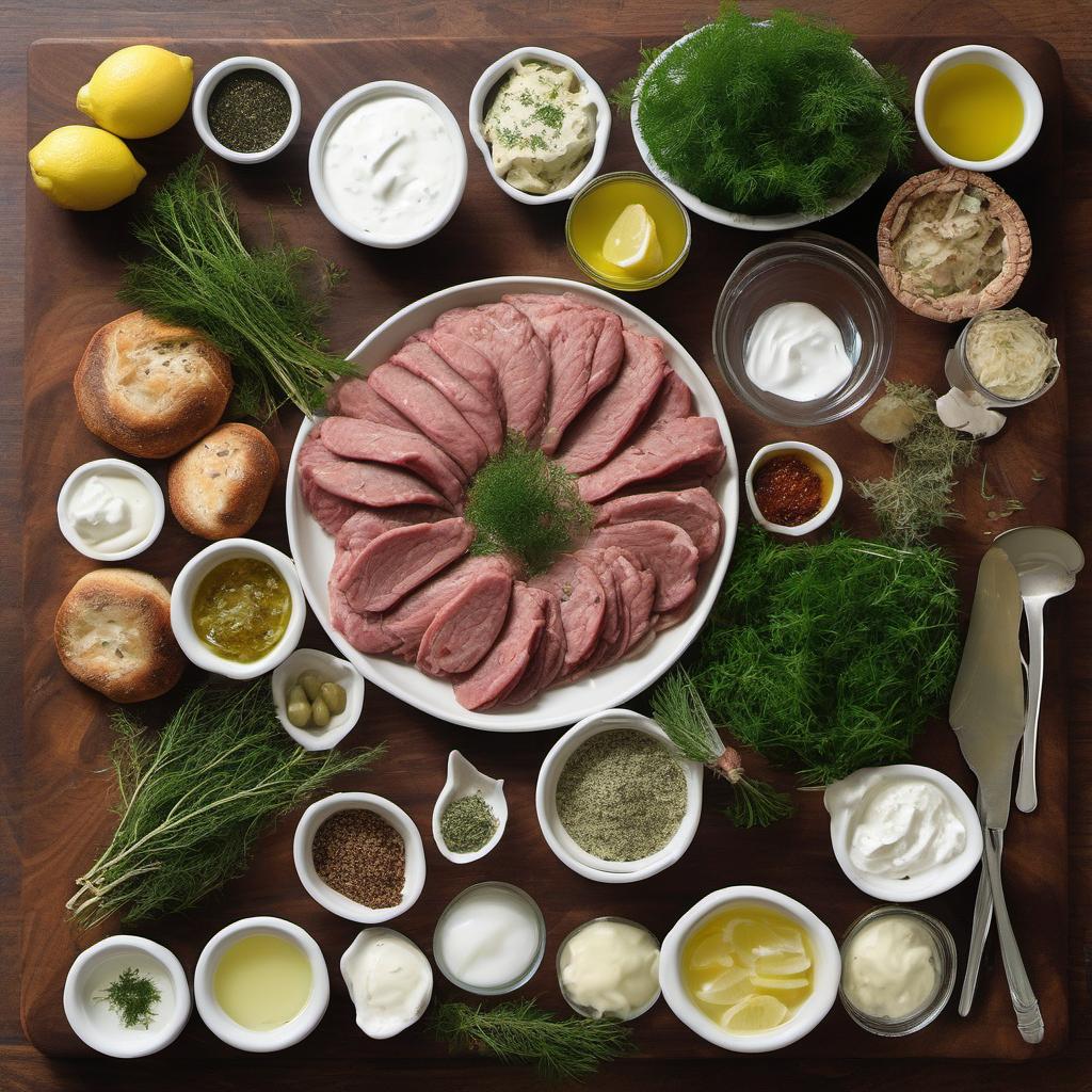 Items needed to answer the question, How do I make Greek Souvlaki pita wraps. Items include:  Meat  Olive Oil  Lemon Juice  Garlic Cloves  Dried Oregano  Salt  Black Pepper  Greek Yogurt  Fresh Dill  Pita Bread  Tomatoes  Onions  Cucumbers