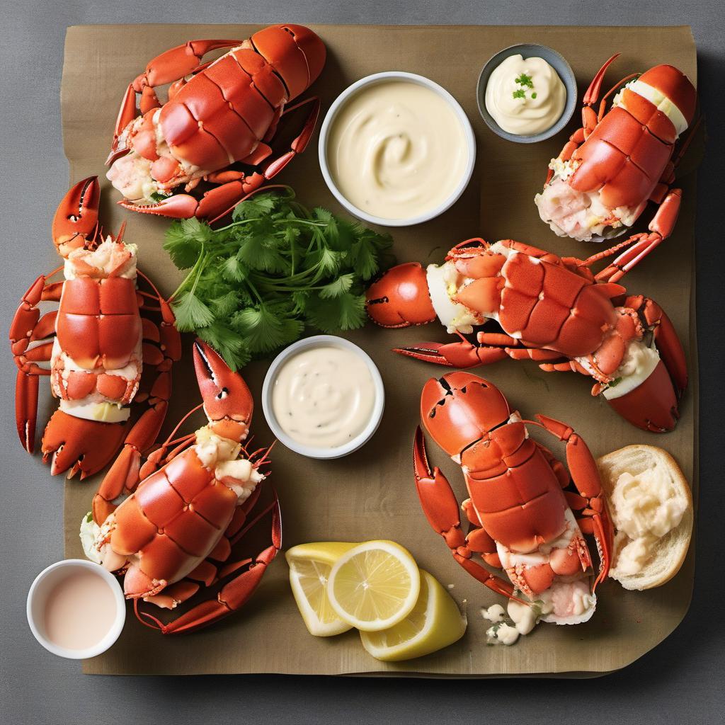 Items needed to answer the question, How do I assemble a Lobster Roll. Items include:  Lobster Meat  Mayonnaise  Lemon Juice  Celery  Salt  Pepper  Hot Dog Buns  Butter  Fresh Parsley