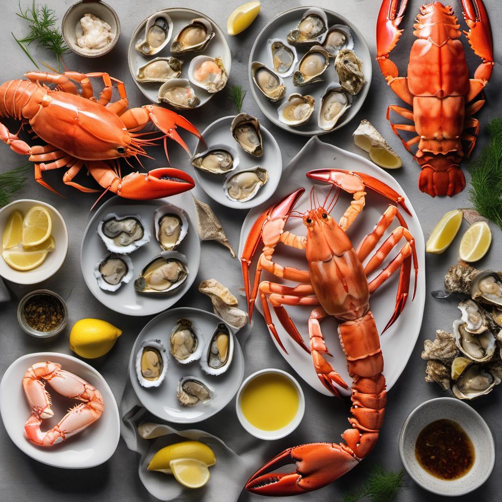 Items needed to answer the question, How do I create a show-stopping Seafood Tower. Items include:  Shrimp  Oysters  Crab Legs  Lobster