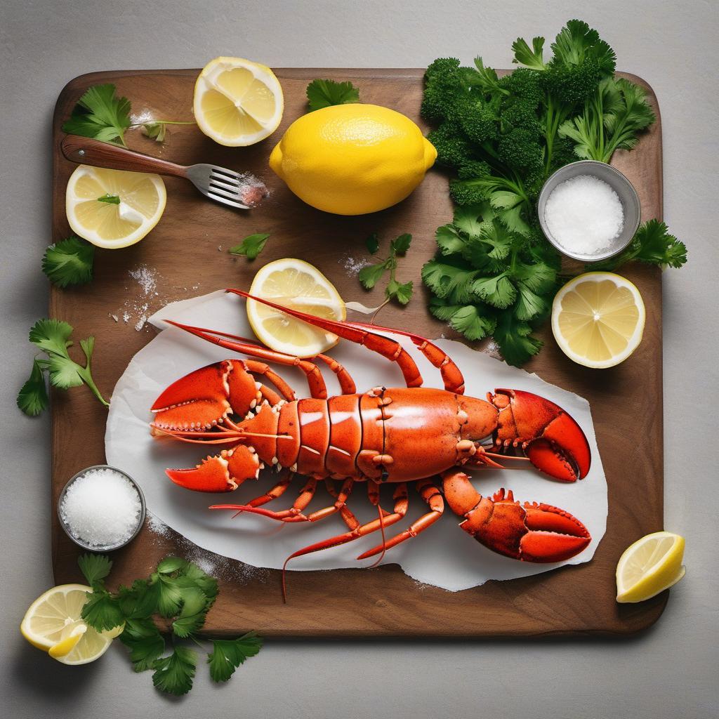 Items needed to answer the question, How do I make a mouthwatering Lobster Tail. Items include:  Lobster tails  Butter  Salt  Paprika  Lemon juice  Fresh parsley  Lemon wedges