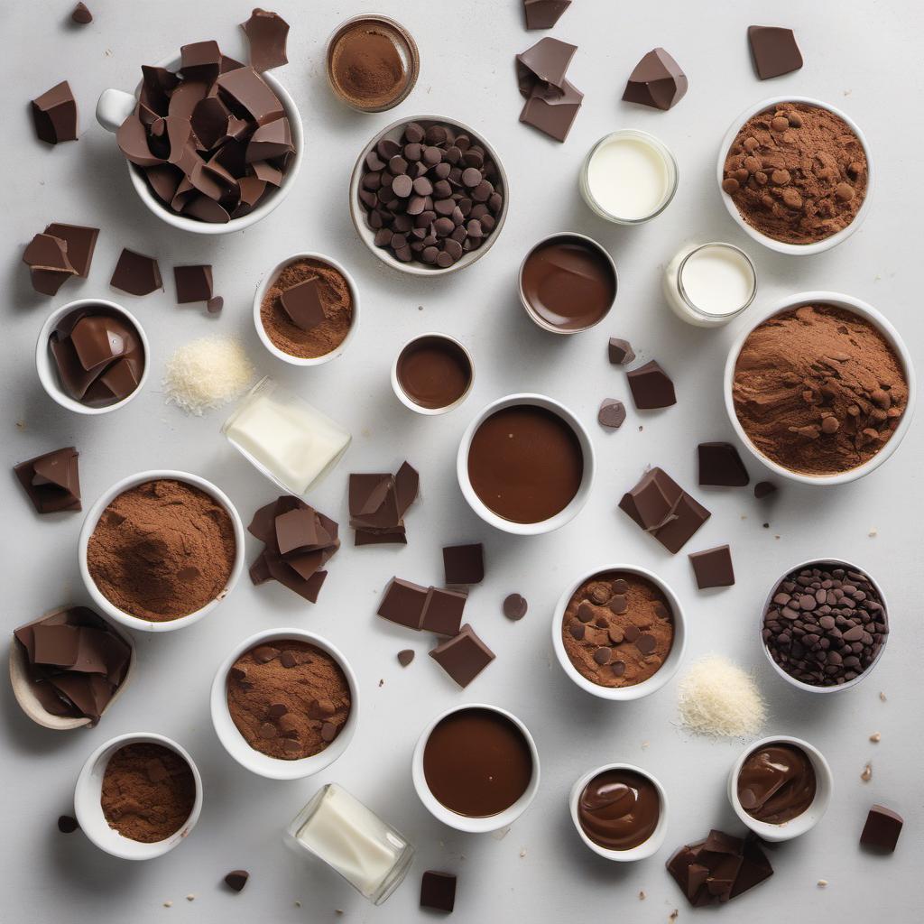 Items needed to answer the question, How do I make Vegan Chocolate Fondue in under 10 minutes. Items include:  dairy-free chocolate chips  full-fat coconut milk  vanilla extract