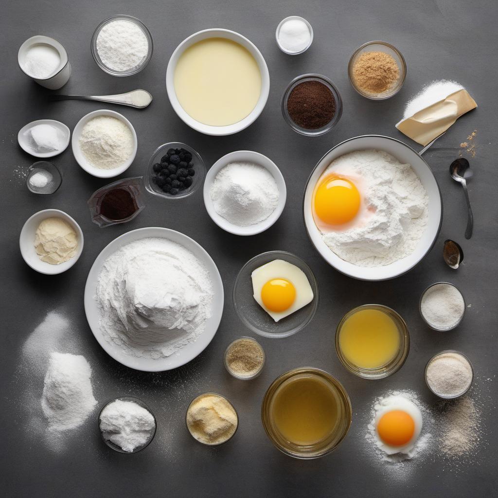 Items needed to answer the question, How do I whip up spooky Skeleton cookies. Items include:  All-purpose flour  Baking powder  Salt  Unsalted butter  Granulated sugar  Egg  Vanilla extract