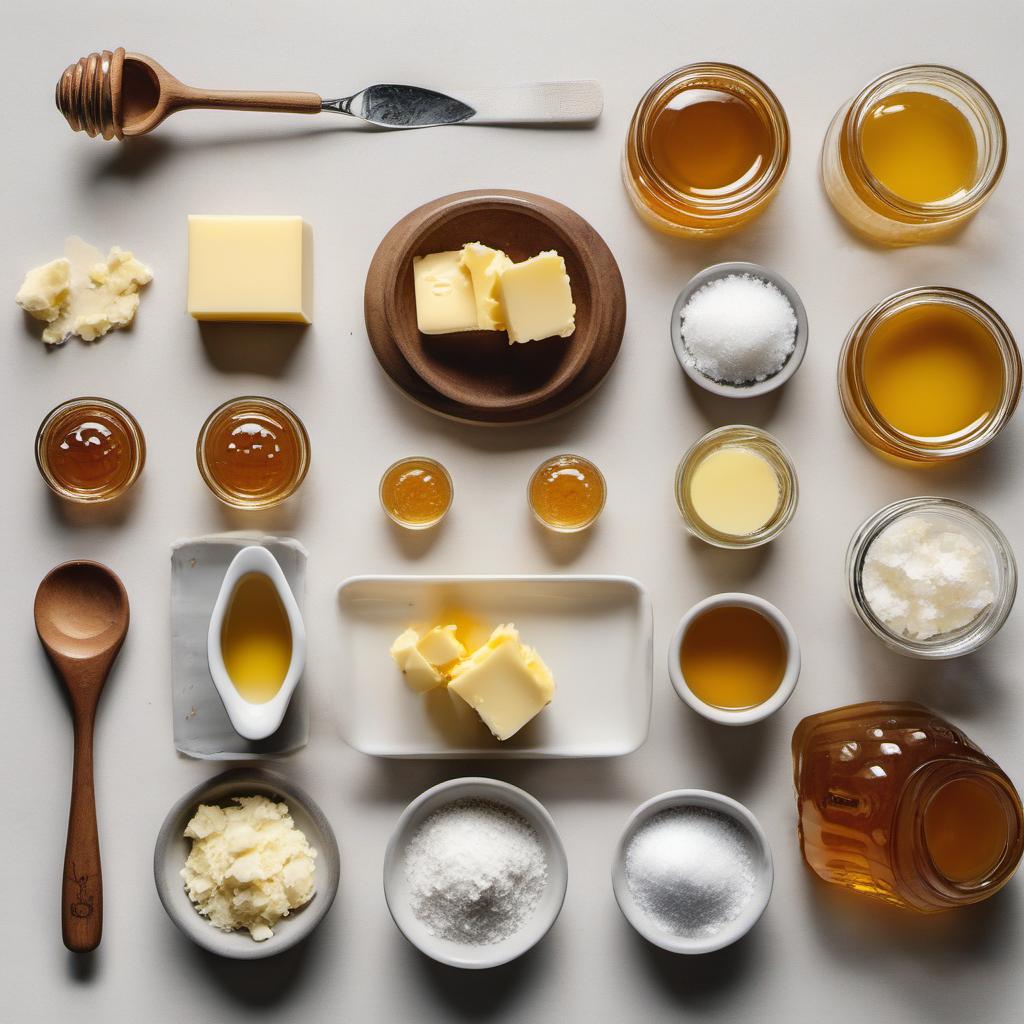 Items needed to answer the question, How do I make finger-lickin good honey butter sauce for my chicken and waffles. Items include:  Butter  Honey  Salt