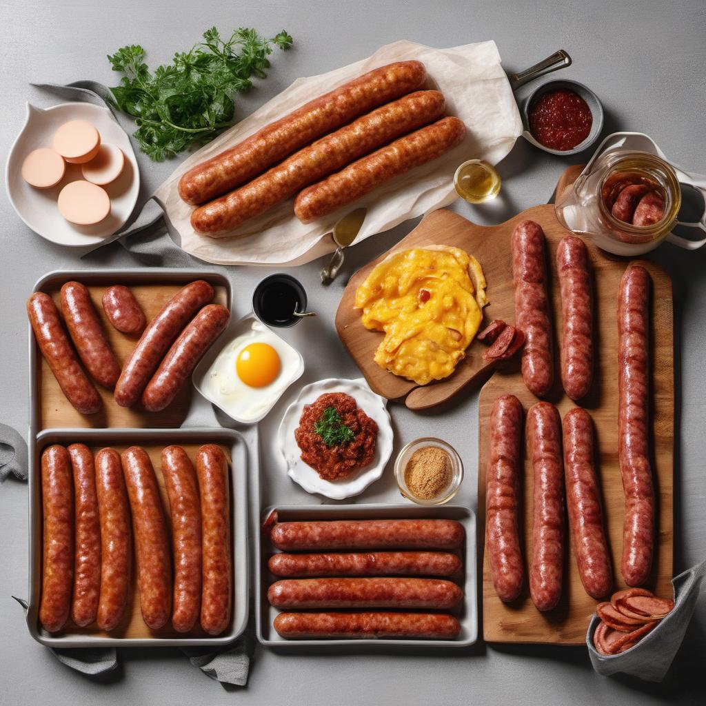 Items needed to answer the question, How do I make exotic sausage rolls. Items include:  Chorizo sausages  Merguez sausages  Puff pastry  Beaten egg