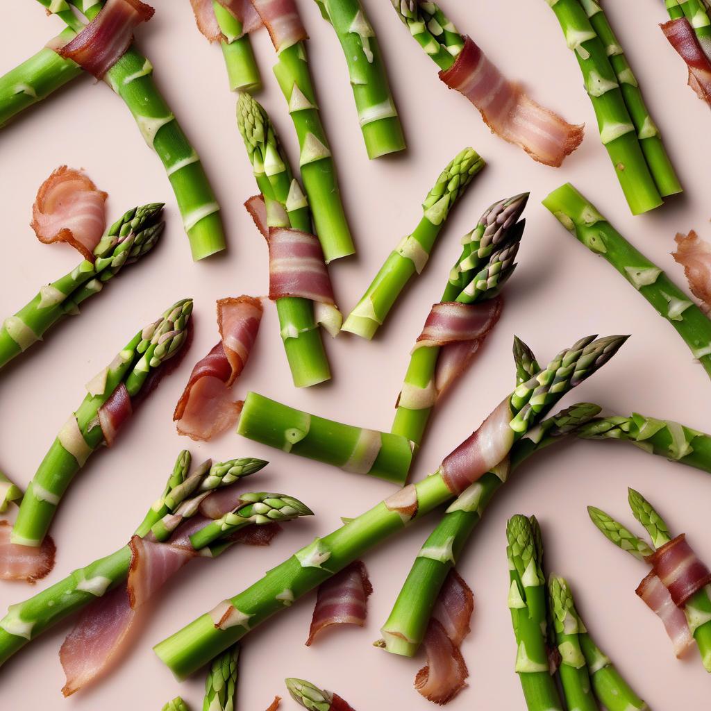 Items needed to answer the question, How do I prepare Bacon-Wrapped Asparagus. Items include:  Asparagus  Bacon