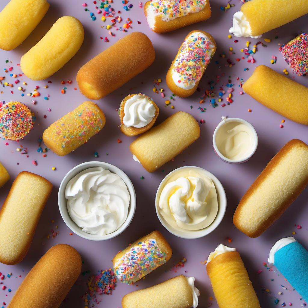 Items needed to answer the question, How do I create Twinkie Milkshake. Items include:  Twinkies  Vanilla Ice Cream  Milk  Whipped Cream  Colorful Sprinkles