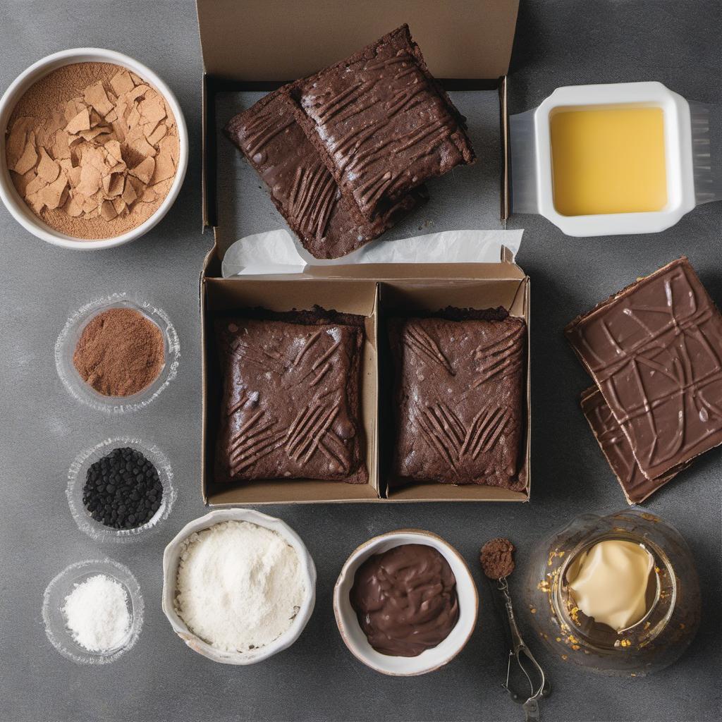 Items needed to answer the question, How do I bake Pop-Tart brownies. Items include:  Brownie mix  Pop-Tarts
