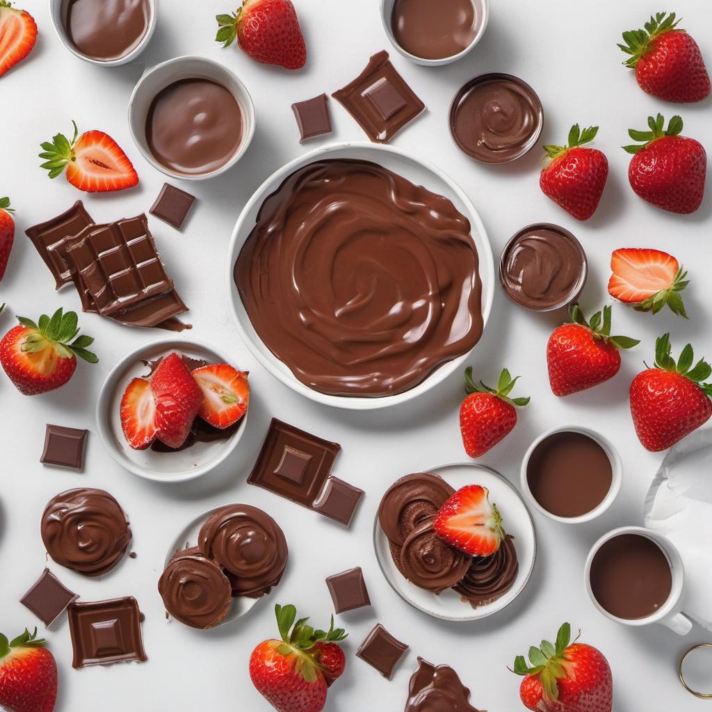 Items needed to answer the question, How do I make Palm Tree Pancake pops. Items include:  Pancake Mix  Milk  Butter  Sliced Strawberries  Melted Chocolate or Caramel
