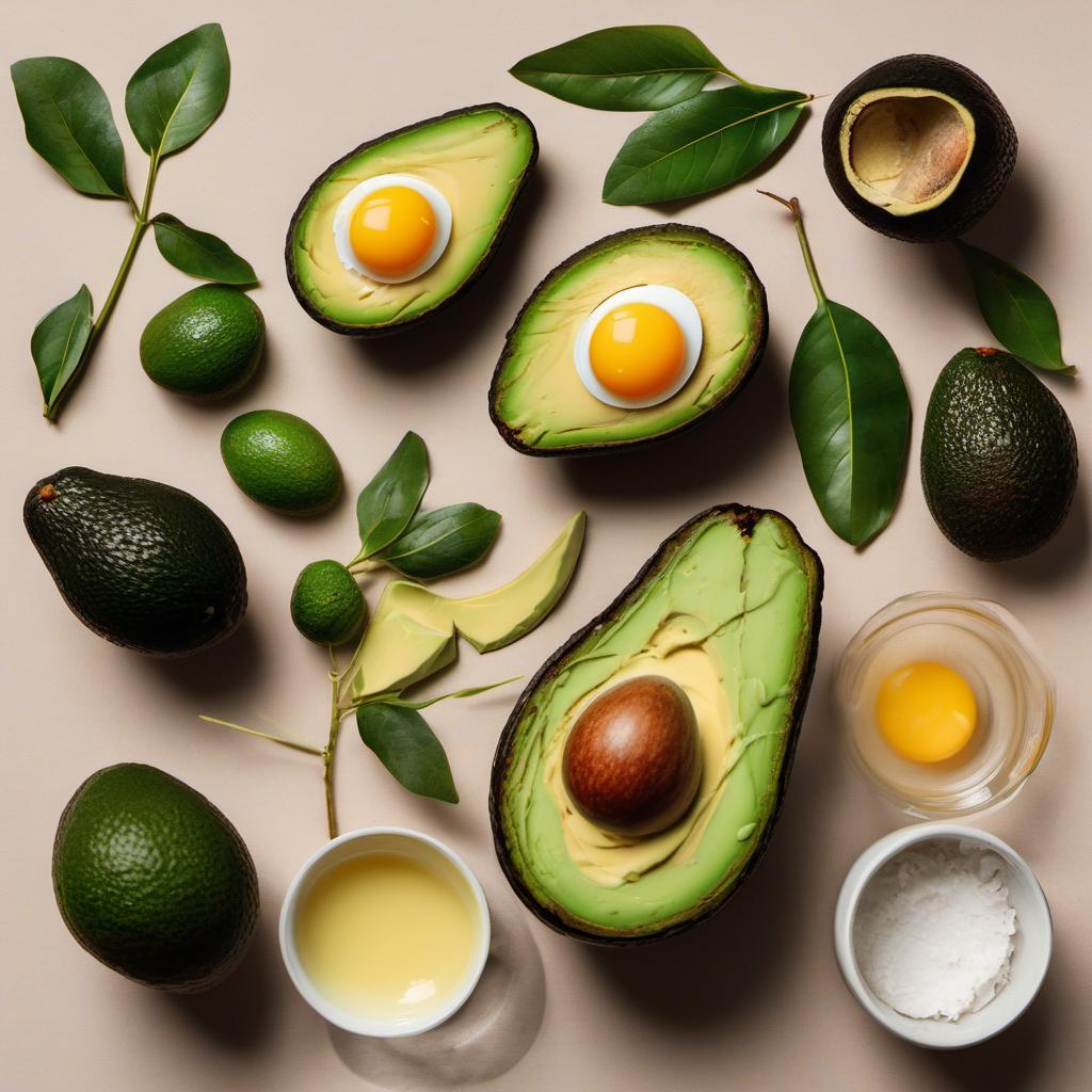 Items needed to answer the question, How do I make scrambled Eggs in Avocado Boat. Items include:  Avocado  Eggs