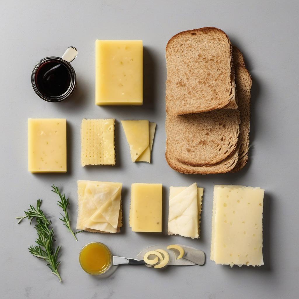 Items needed to answer the question, How do I pack Beeswax-wrapped Sandwiches for a hike. Items include:  Beeswax wraps  Sandwich fillings  Knife