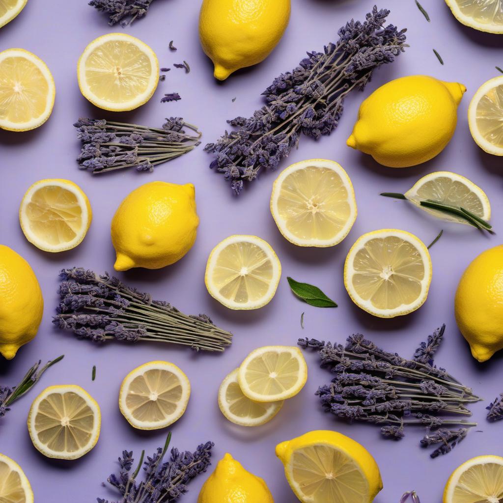 Items needed to answer the question, How do I serve Lavender Infused Lemonade like a pro. Items include:  Fresh Lemons  Culinary Lavender  Sugar  Water  Ice Cubes  Pitcher  Strainer