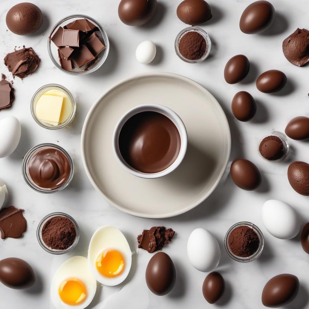 Items needed to answer the question, How do I make a Gooey Brownie Sundae. Items include:  Melted chocolate  Butter  Sugar  Eggs  Vanilla extract