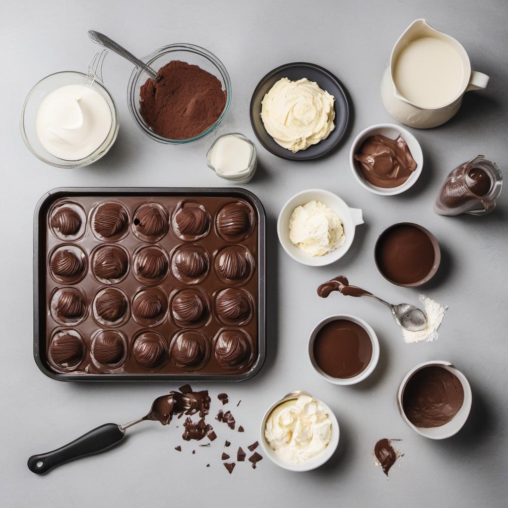 Items needed to answer the question, How do I make Dragon Egg Cake Truffle Pops. Items include:  Cake Mix  Frosting  Chocolate