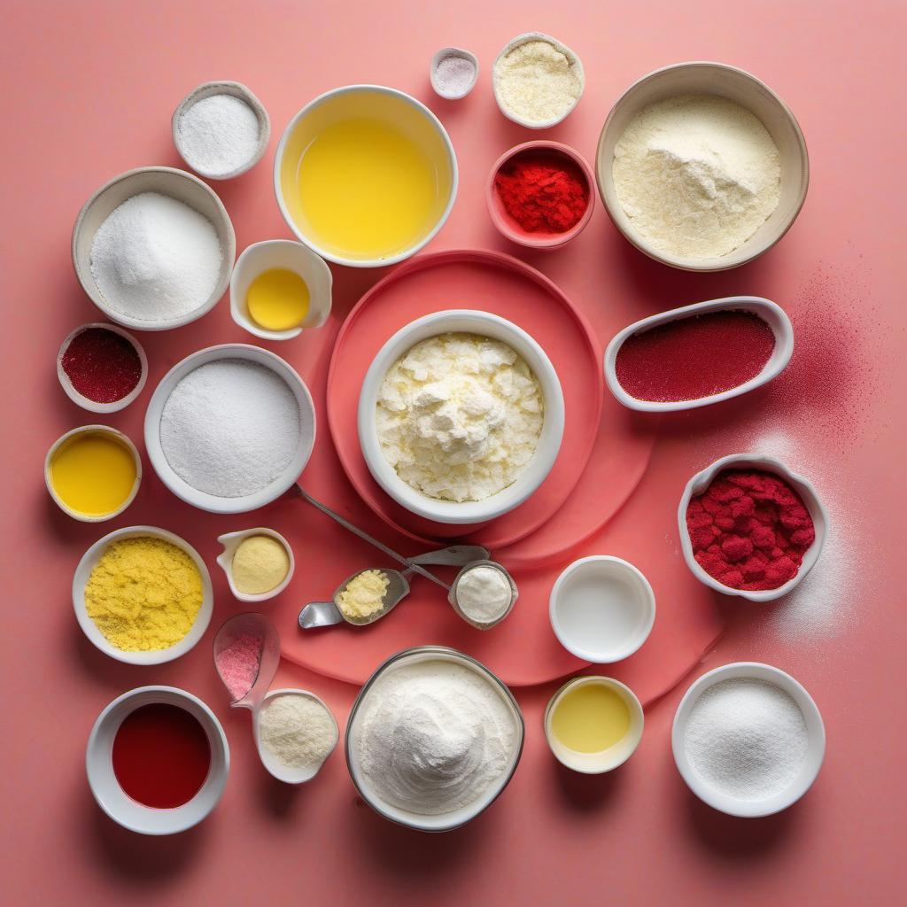 Items needed to answer the question, How do I make edible fall leaves for my pie crusts. Items include:  All-purpose flour  Salt  Unsalted butter  Ice water  Red food coloring  Yellow food coloring  Cornstarch  Edible glitter