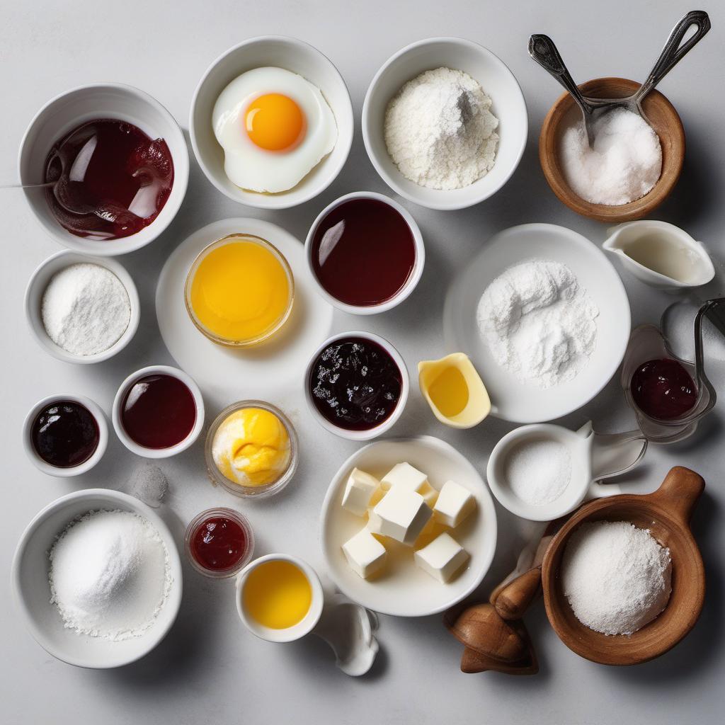 Items needed to answer the question, How do I make homemade Pop-Tarts. Items include:  all-purpose flour  sugar  salt  butter  ice water  jam or filling  beaten egg  powdered sugar  milk  vanilla extract
