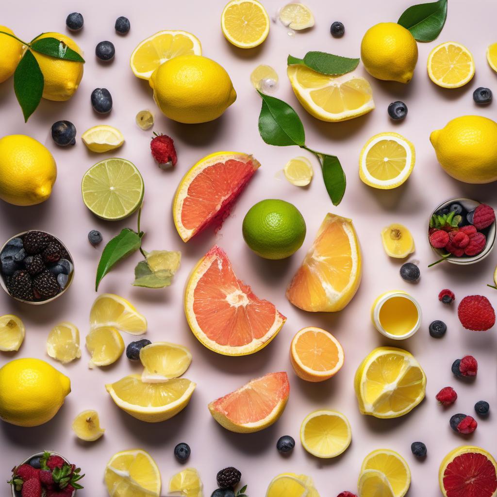 Items needed to answer the question, How do I make Retro Rocket Ice Pops. Items include:  Fruits  Sweetener  Lemon Juice