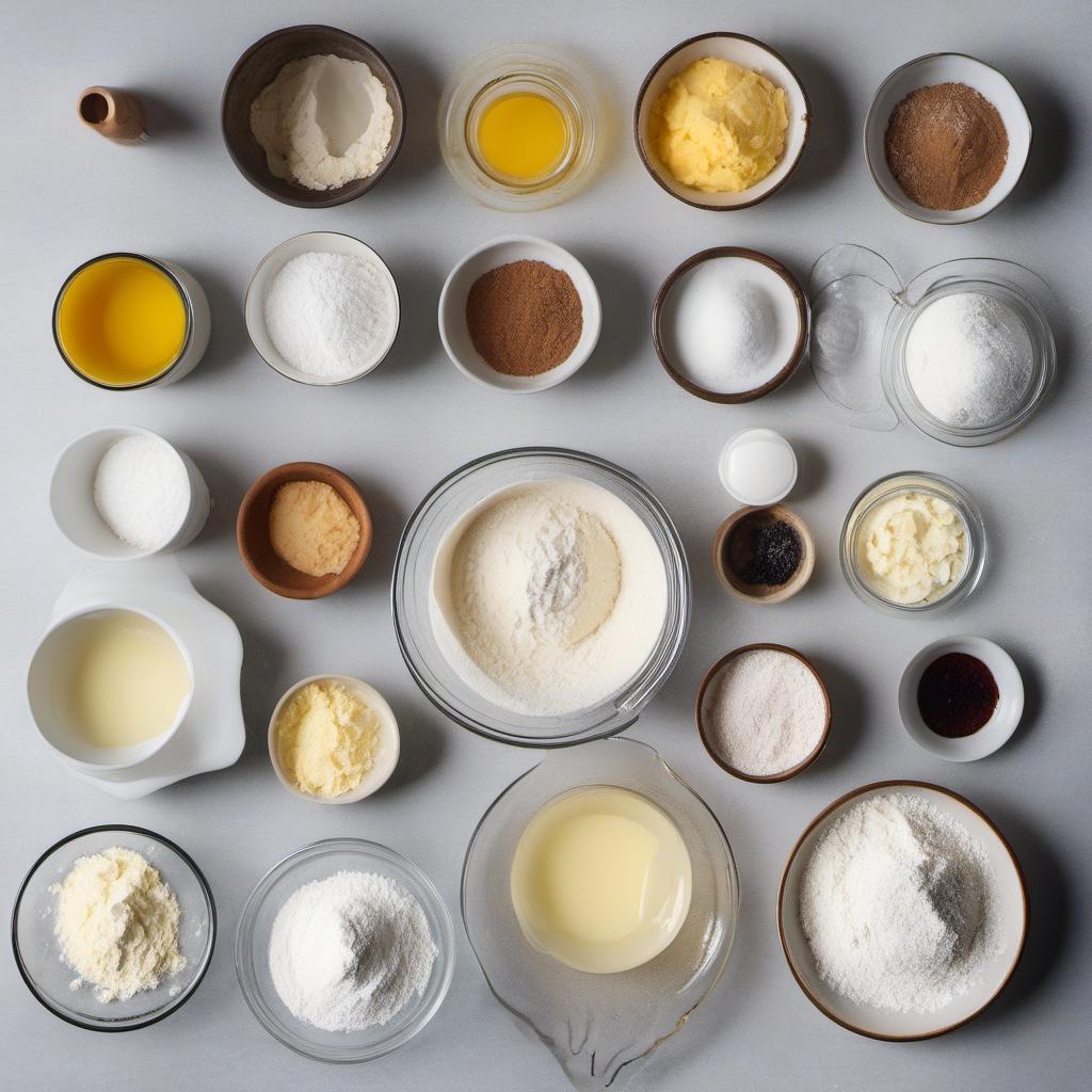 Items needed to answer the question, How do I make Moonlit Meadow Muffins. Items include:  flour  sugar  baking powder  baking soda  salt  butter  eggs  buttermilk  vanilla extract  stardust