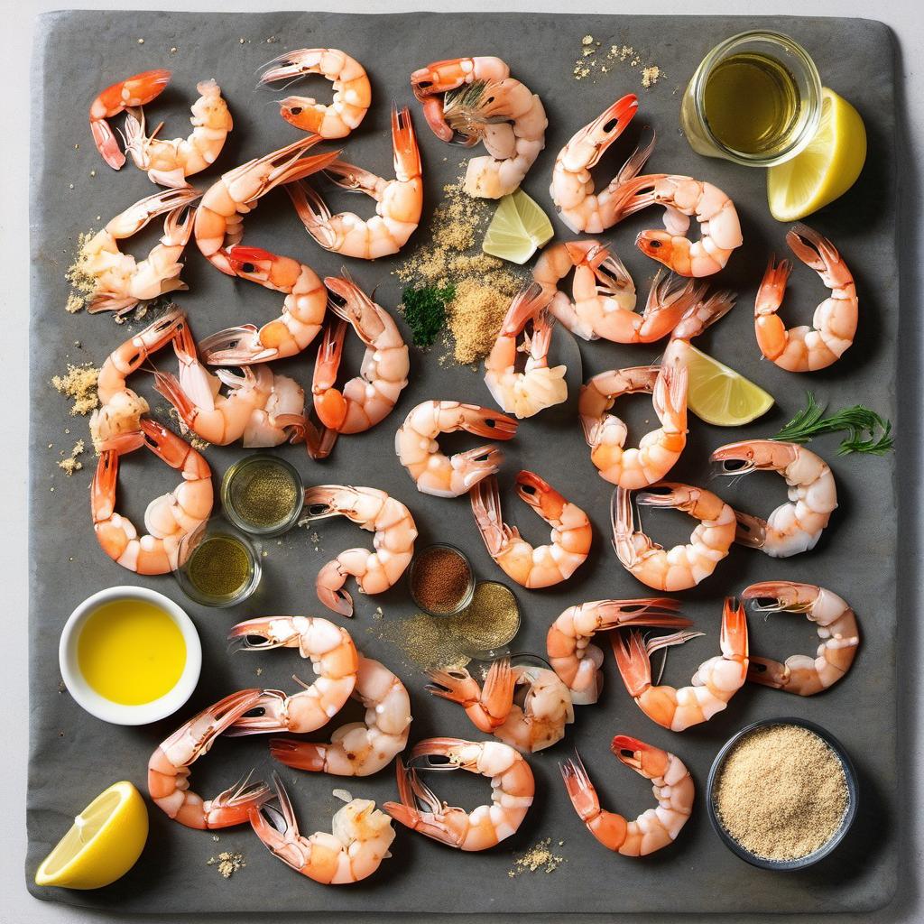 Items needed to answer the question, How do I make Neptunes Nutmeg Nuggets. Items include:  Fresh or frozen shrimp  Breadcrumbs  Nutmeg  Garlic powder  Salt  Paprika  Eggs  Vegetable oil