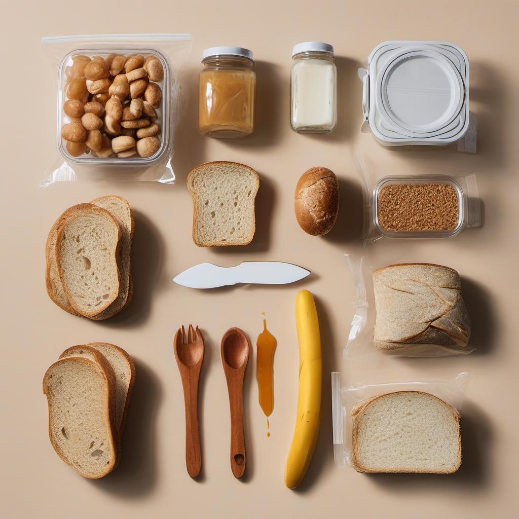 Items needed to answer the question, How do I store mariana macaroons. Items include:  Airtight Container  Ziplock Bag  Slice of Bread
