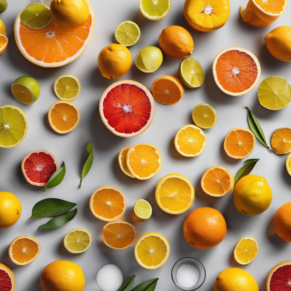 Items needed to answer the question, How do I jazz up Citrus Peel Candies. Items include:  Citrus Fruits  Water  Sugar  Granulated Sugar