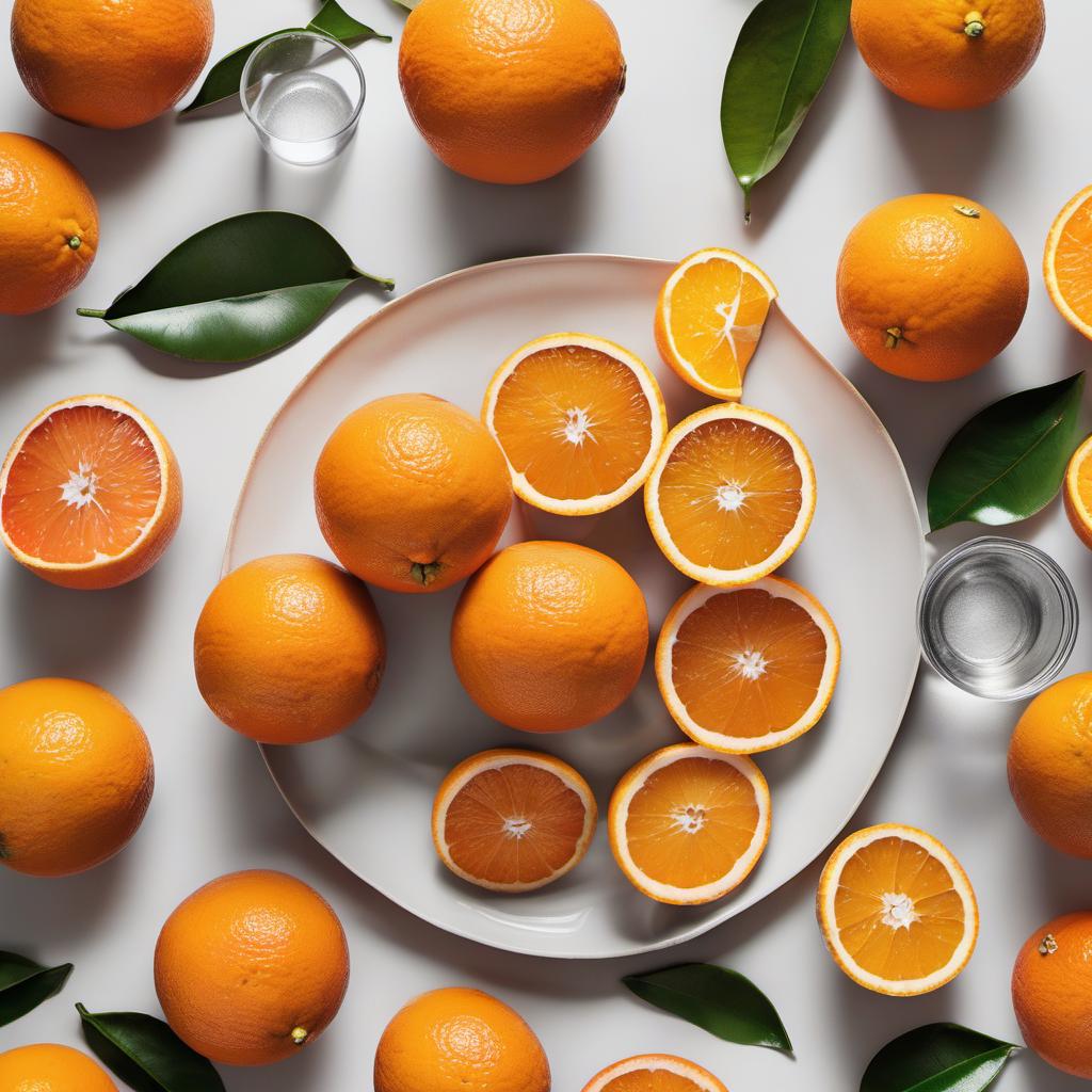 Items needed to answer the question, How do I create flavorful orange peel candies. Items include:  Oranges  Sugar  Water
