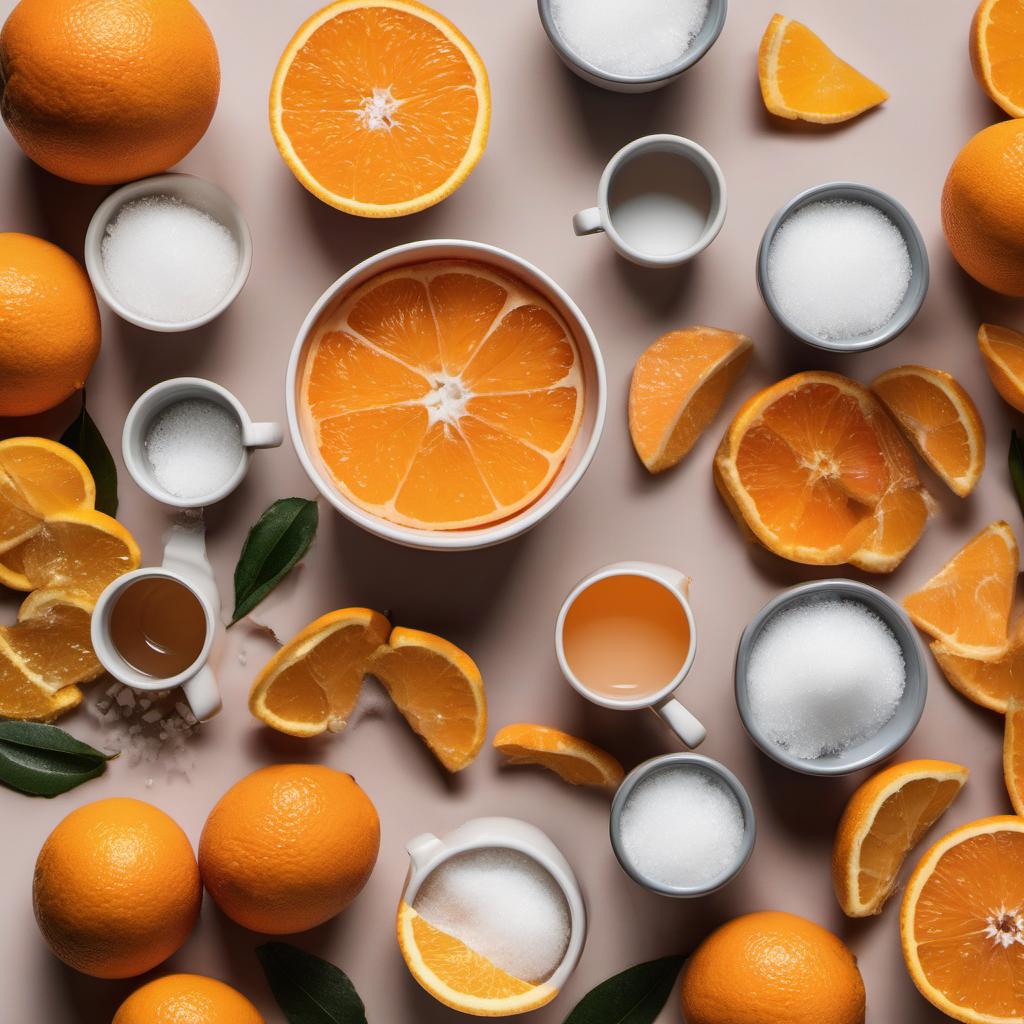 Items needed to answer the question, How do I create Orange Zest Candies. Items include:  Orange  Sugar  Water