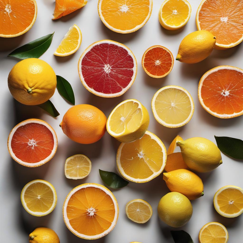Items needed to answer the question, How do I make tangy citrus peel candies. Items include:  Citrus Fruits  Sugar  Water  Granulated Sugar