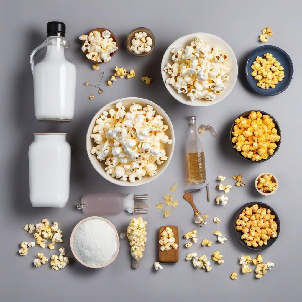 Items needed to answer the question, How do I create a stunning Liquid Nitrogen Popcorn display. Items include:  Liquid Nitrogen  Popcorn