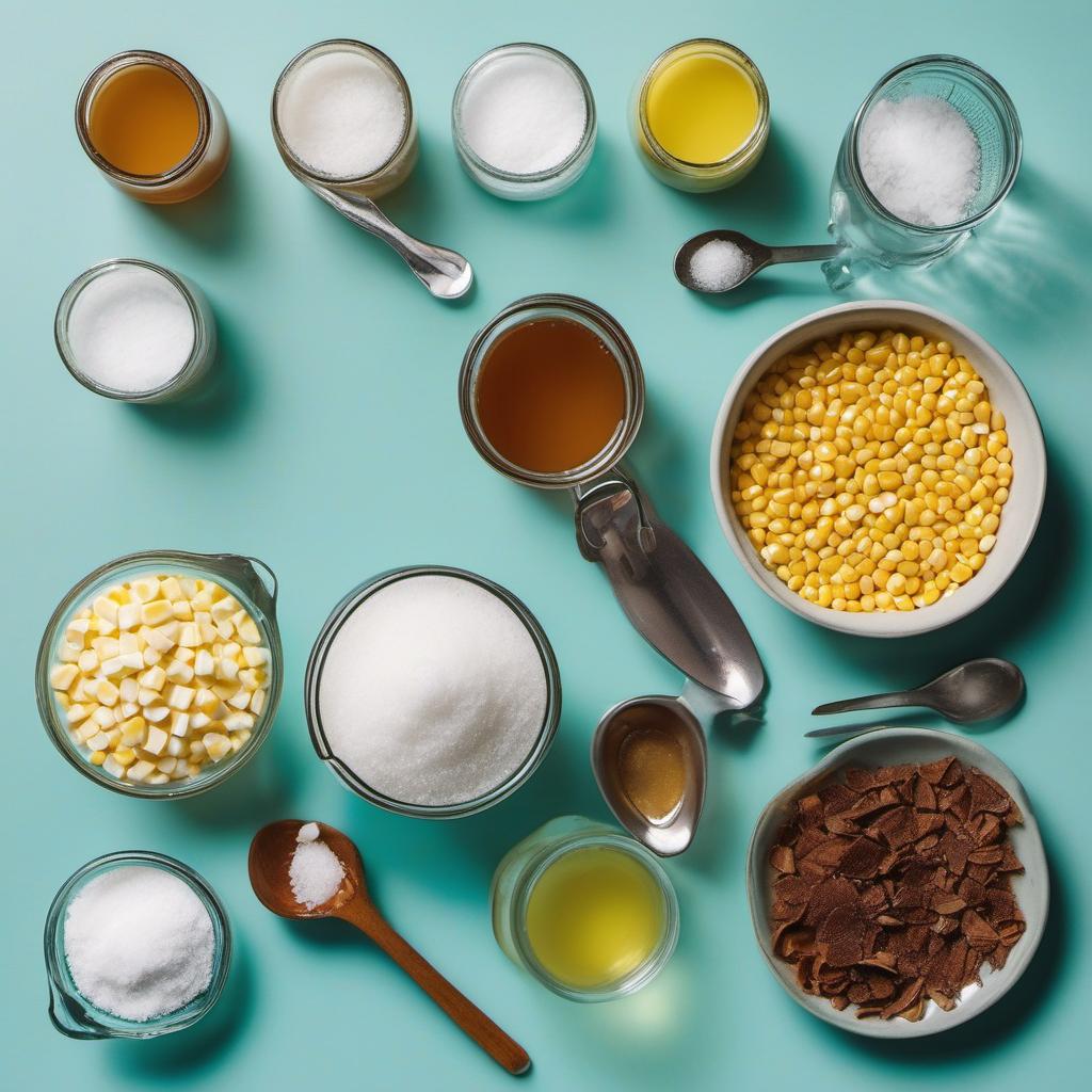 Items needed to answer the question, How do I make Twilight Turquoise Taffy. Items include:  Sugar  Light corn syrup  Water  Salt  Vanilla extract  Turquoise food coloring  Butter