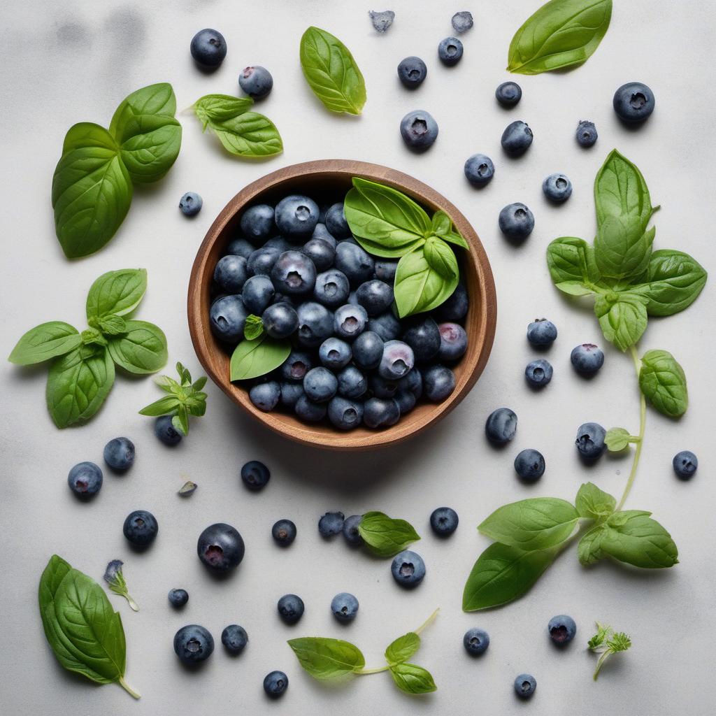 Items needed to answer the question, How do I make Basil Blueberry Bellini Popsicles. Items include:  Blueberries  Sugar  Water  Basil leaves  Prosecco