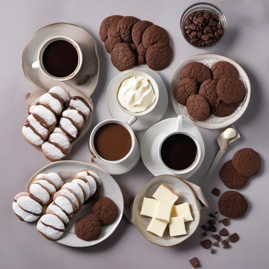 Items needed to answer the question, How do I throw a Triangle Tiramisu Trifles party. Items include:  Ladyfinger cookies  Instant coffee  Hot water  Mascarpone cheese  Heavy cream  Powdered sugar  Vanilla extract  Cocoa powder  Optional toppings