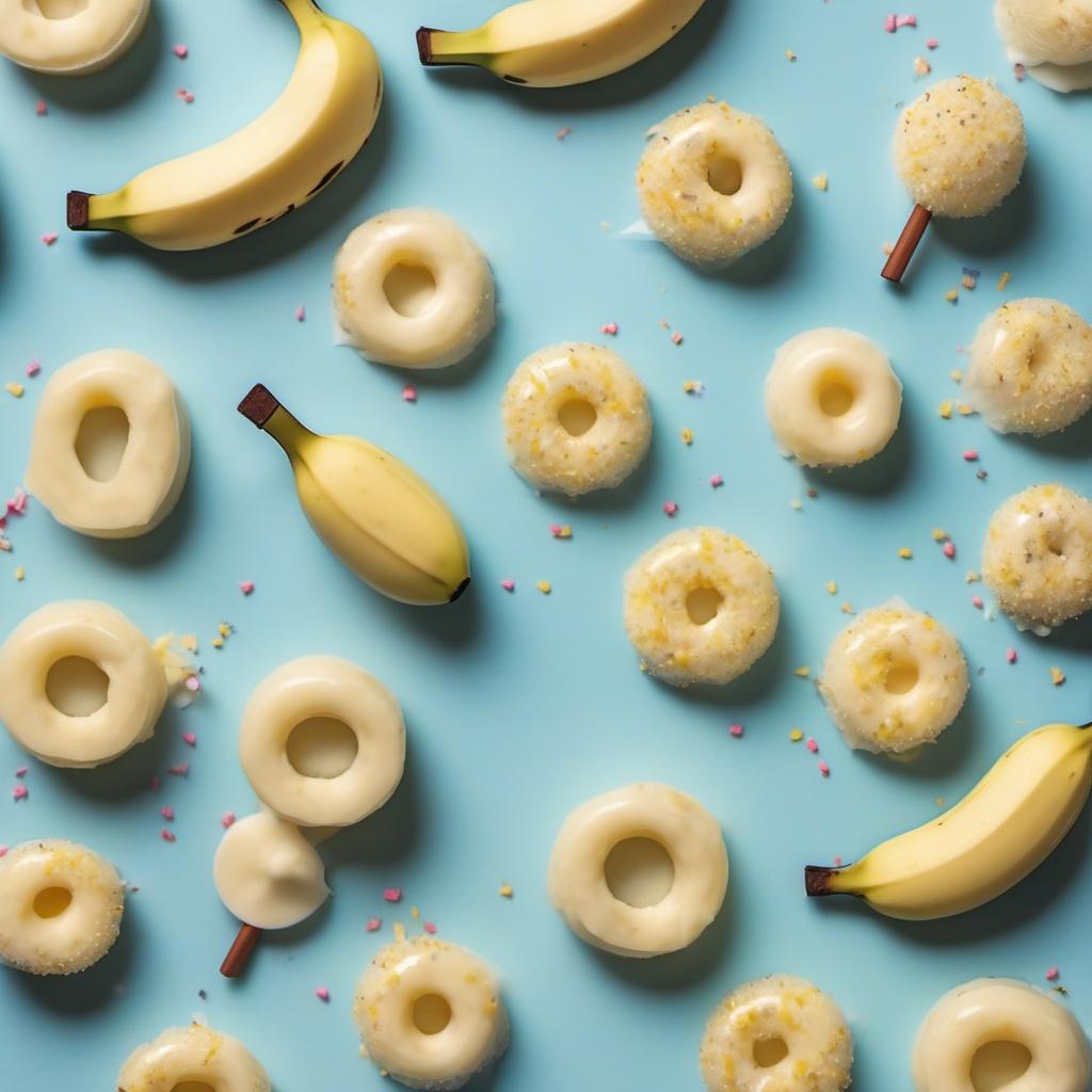 Items needed to answer the question, How Do I Throw a Blue Bubblegum Banana Bites Party. Items include:  ripe bananas  blue bubblegum-flavored candy melts  lollipop sticks  sprinkles  parchment paper