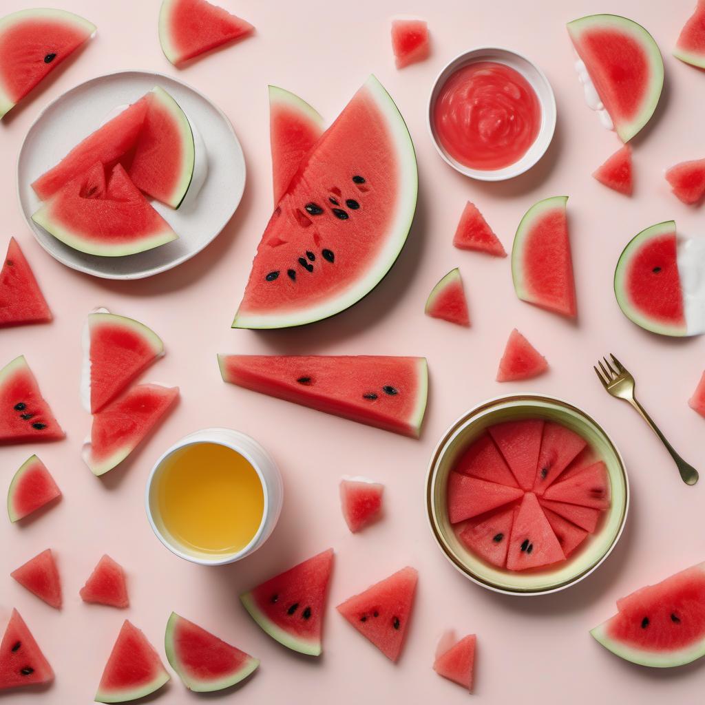 Items needed to answer the question, How do I make Wonder Woman Whipped Watermelon Yogurt Popsicles. Items include:  Watermelon  Yogurt  Honey