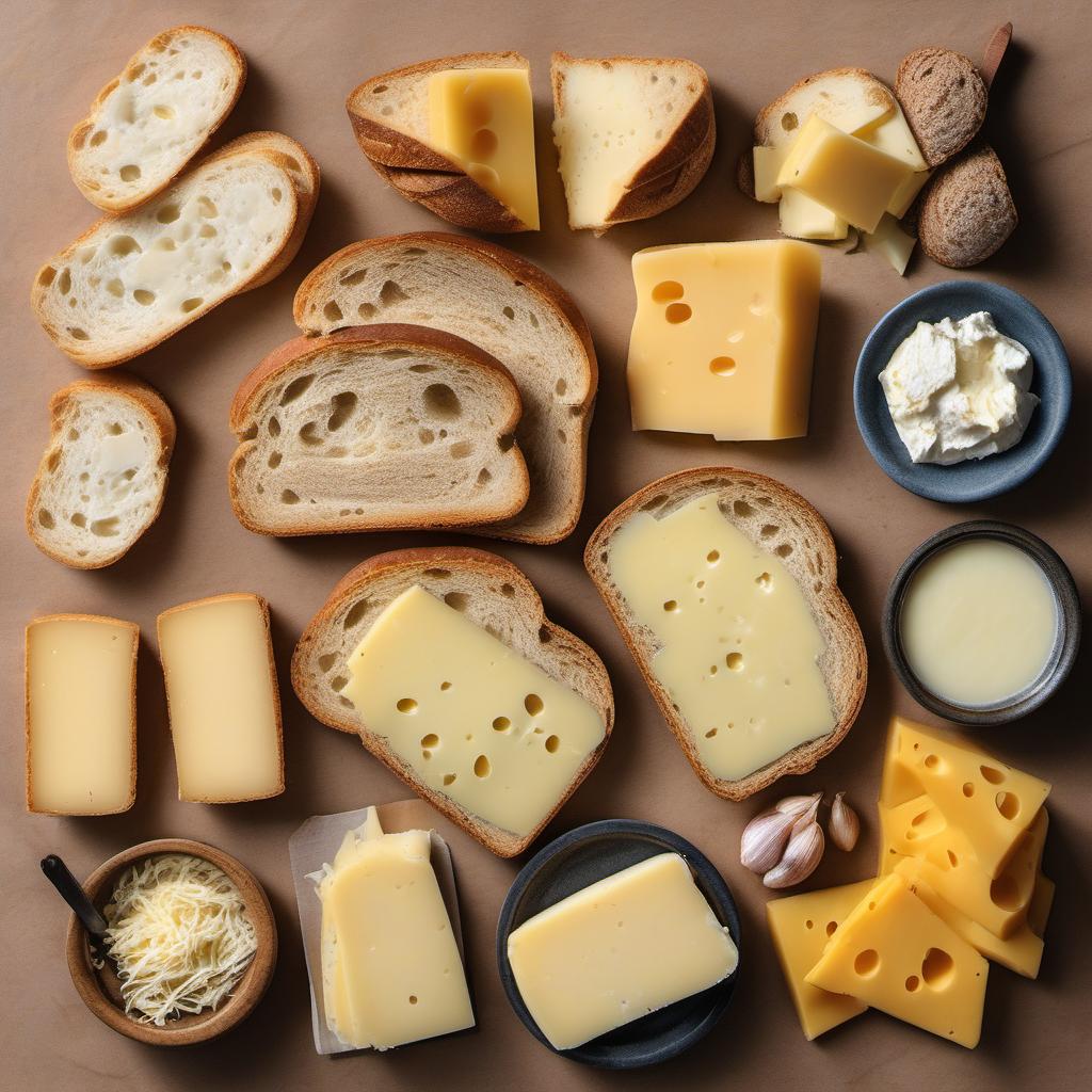 Items needed to answer the question, How do I make the perfect Grilled Cheese Triangle. Items include:  Bread  Cheese  Butter