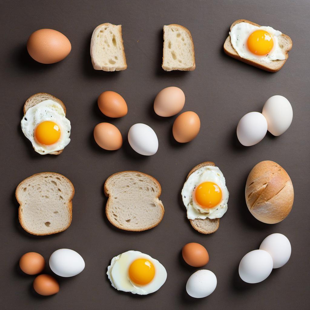Items needed to answer the question, How do I make Toast Soldiers with Soft-Boiled Eggs. Items include:  Eggs  Bread Slices