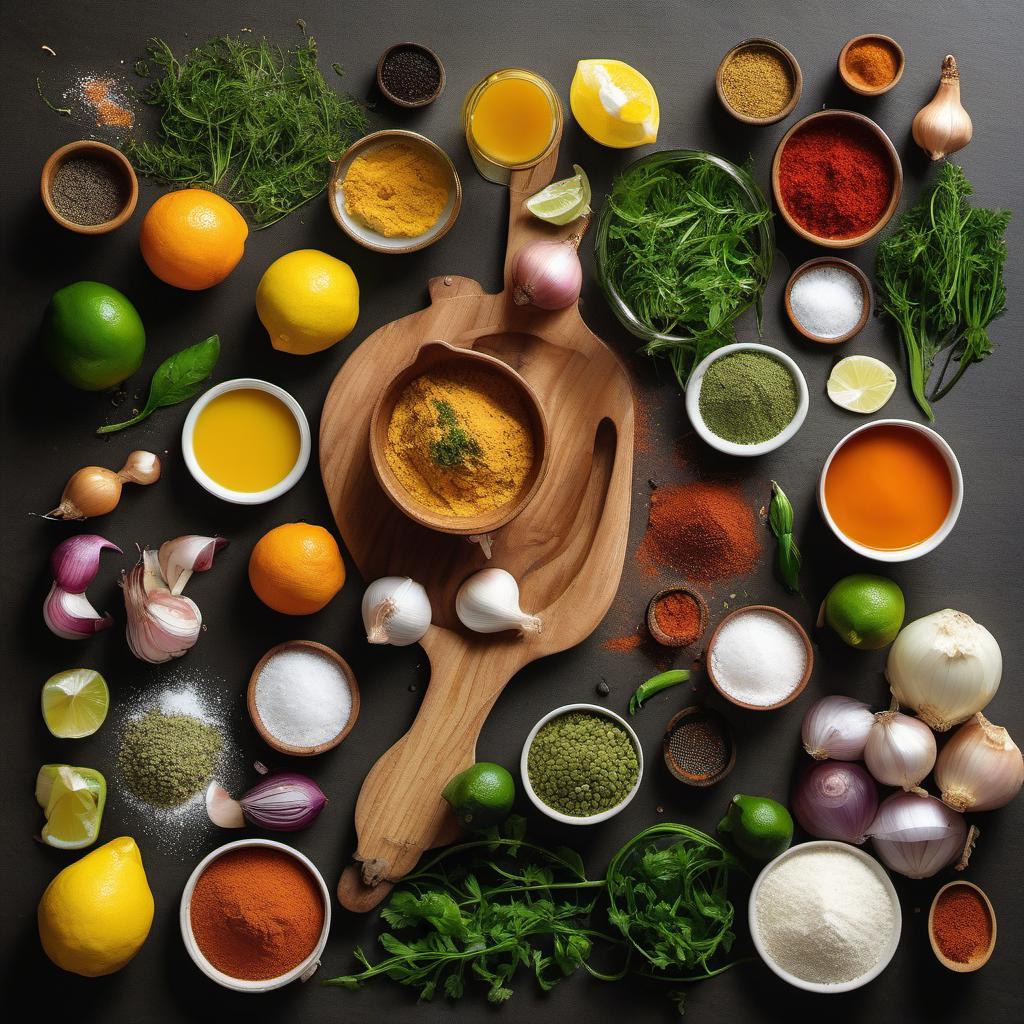 Items needed to answer the question, How do I add flavor to steamed vegetables. Items include:  Veggies  Salt  Pepper  Garlic powder  Onion powder  Smoked paprika  Fresh or dried herbs  Citrus juice (lemon, lime, or orange)  Butter  Sauce of your choice